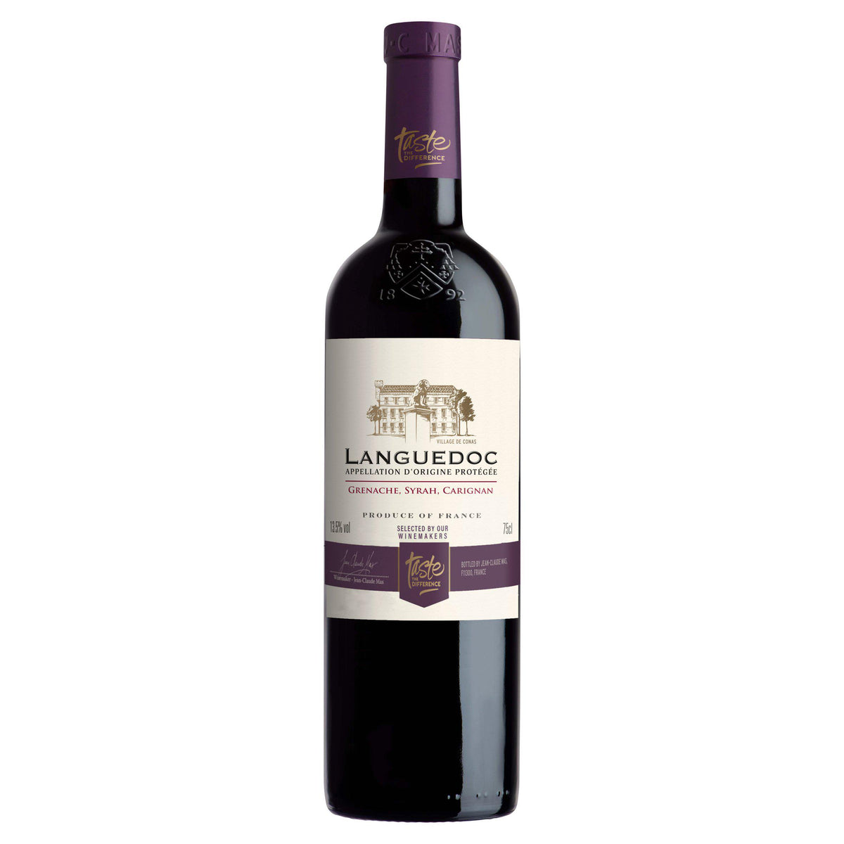 Sainsbury's Taste the Difference Languedoc red wine 75cl, UK version