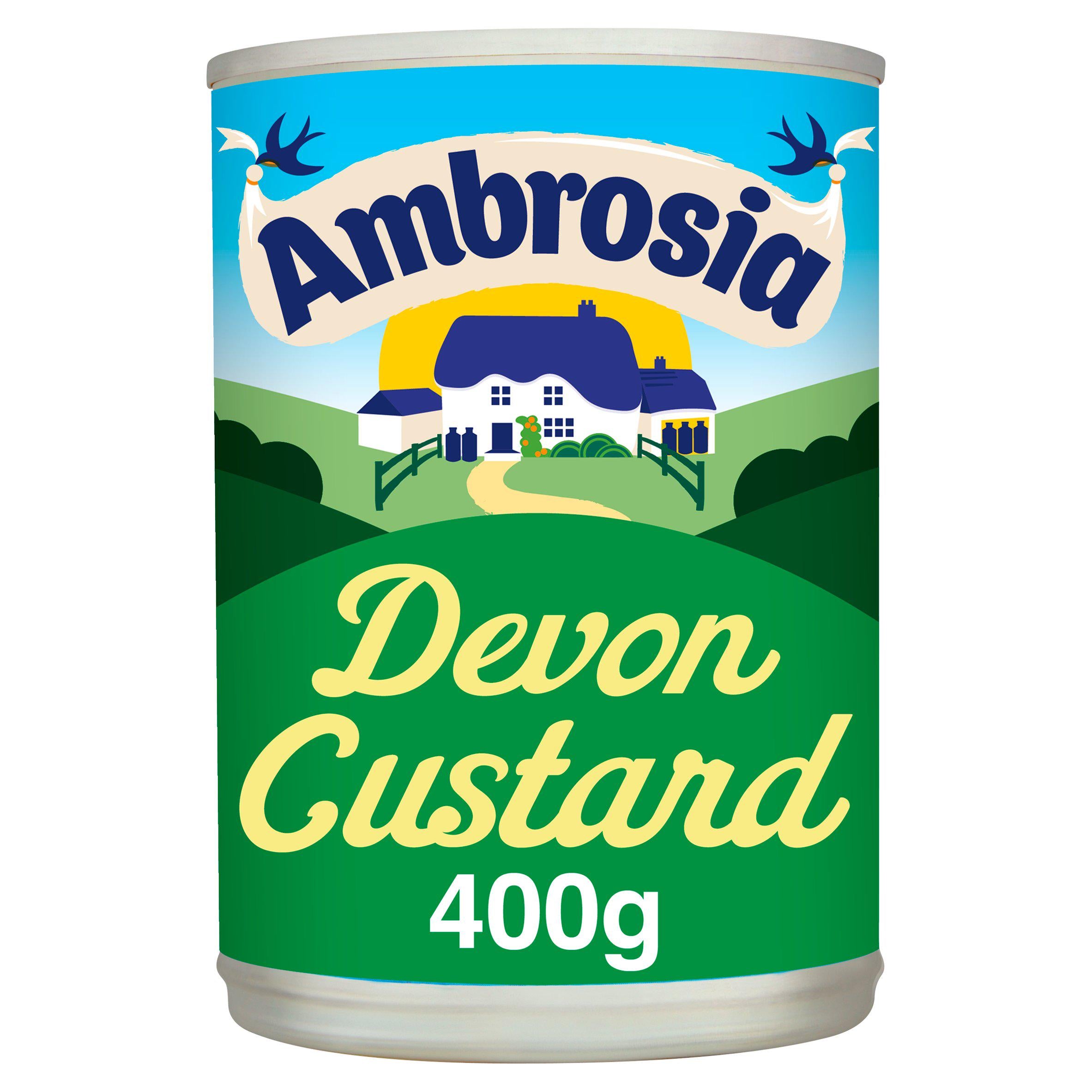Ambrosia Devon custard 400g, imported from the UK