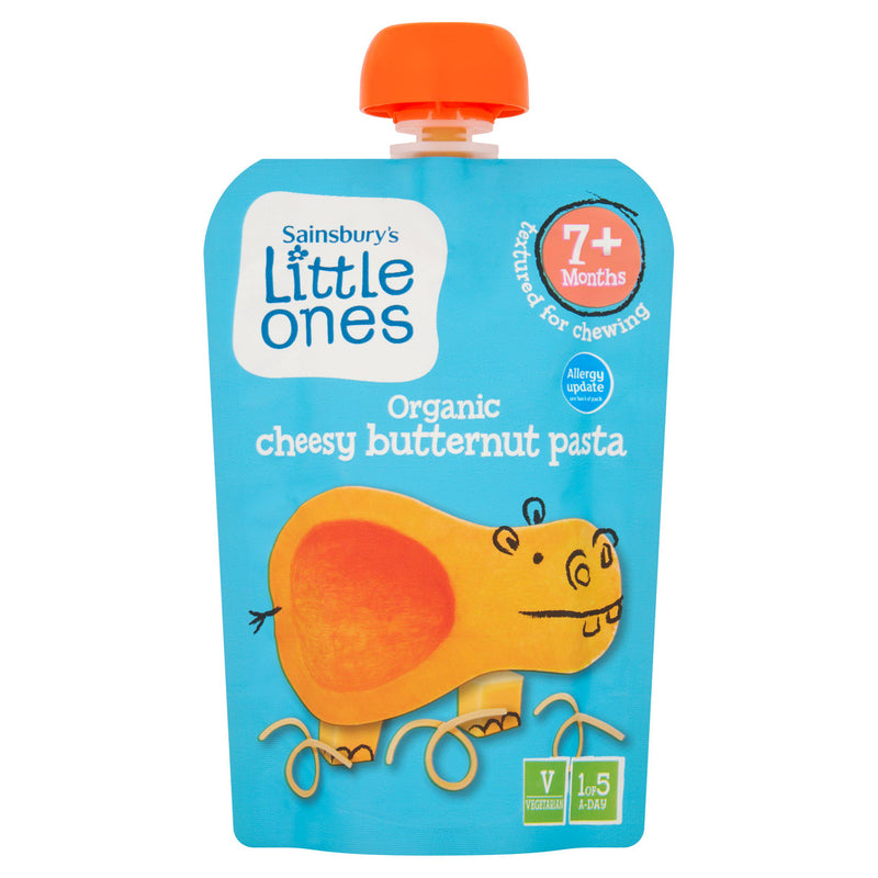 Sainsbury's Little Ones organic cheesy butternut pasta 130g - British product