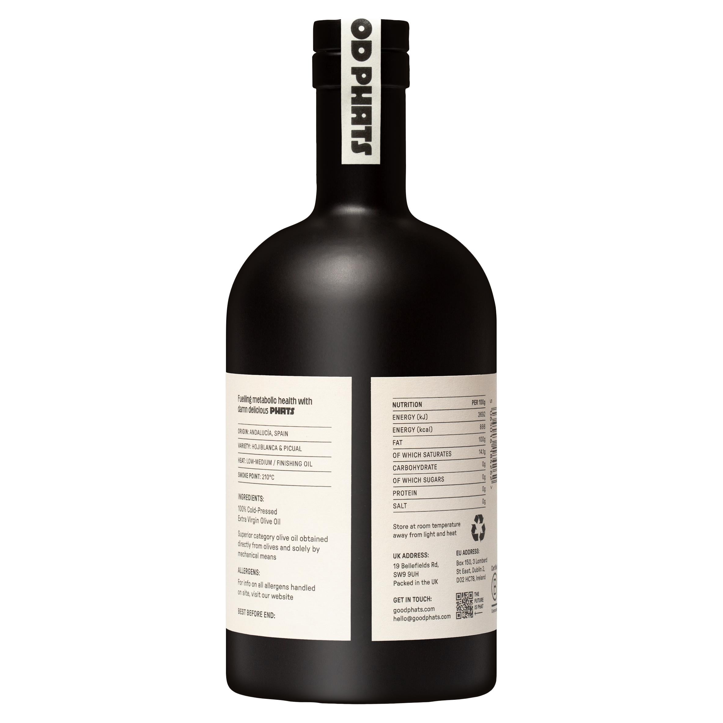 Good Phats Spanish extra virgin olive oil - British product