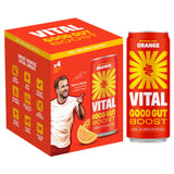 Vital Gut Health orange soda 4 x 330ml (British brand)