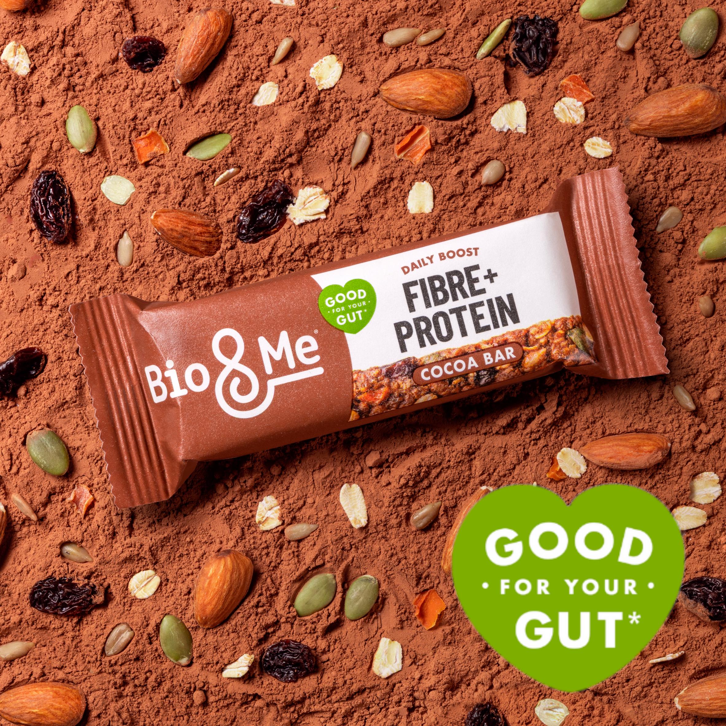 Bio&Me cocoa flapjack bars 120g - British product