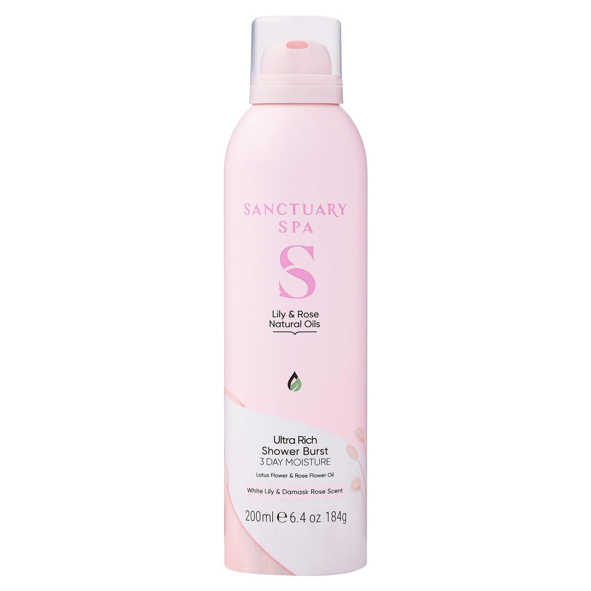 Sanctuary Spa Lily and Rose shower burst 200ml, UK version