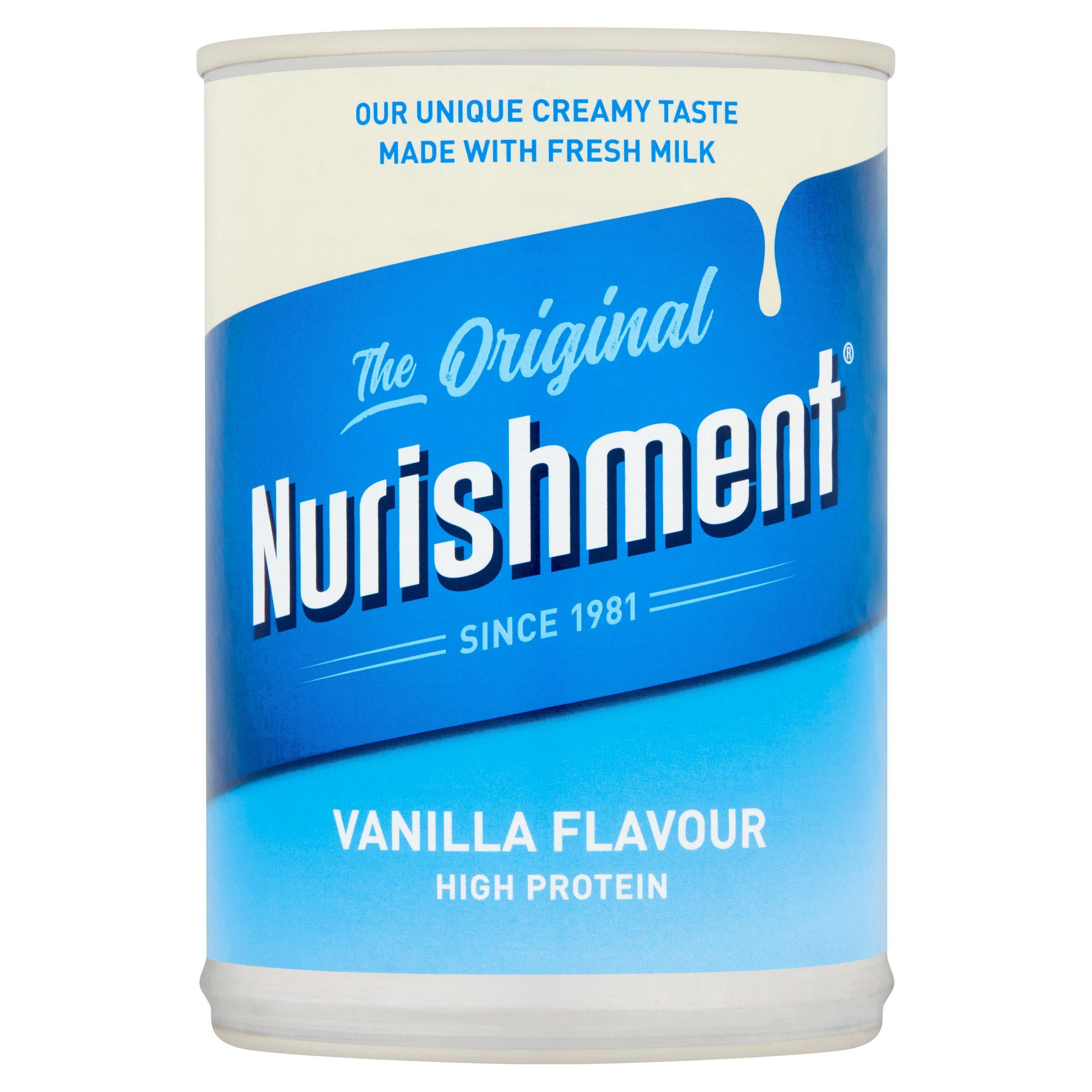 Nurishment original vanilla flavoured milk drink 400g, UK version