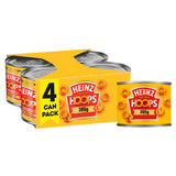 Heinz spaghetti hoops value pack 4x205g, UK version