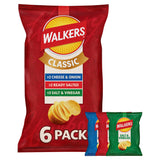 Walkers multipack variety crisps 6x25g (British brand)