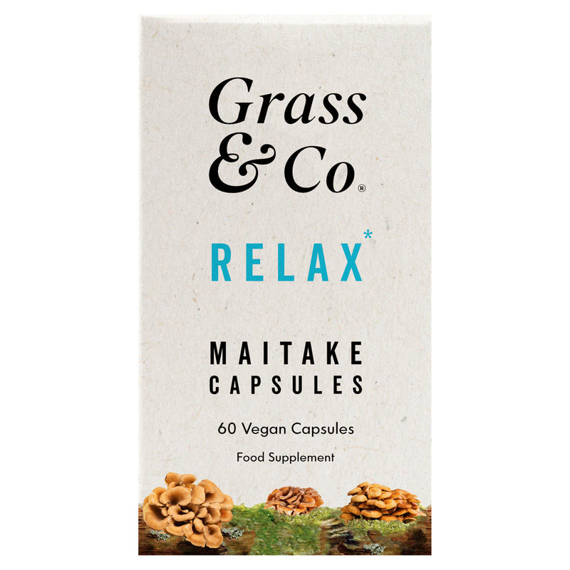 Maitake Mushroom Relaxation Capsules with Ashwagandha and Magnesium, 60 Capsules 120g