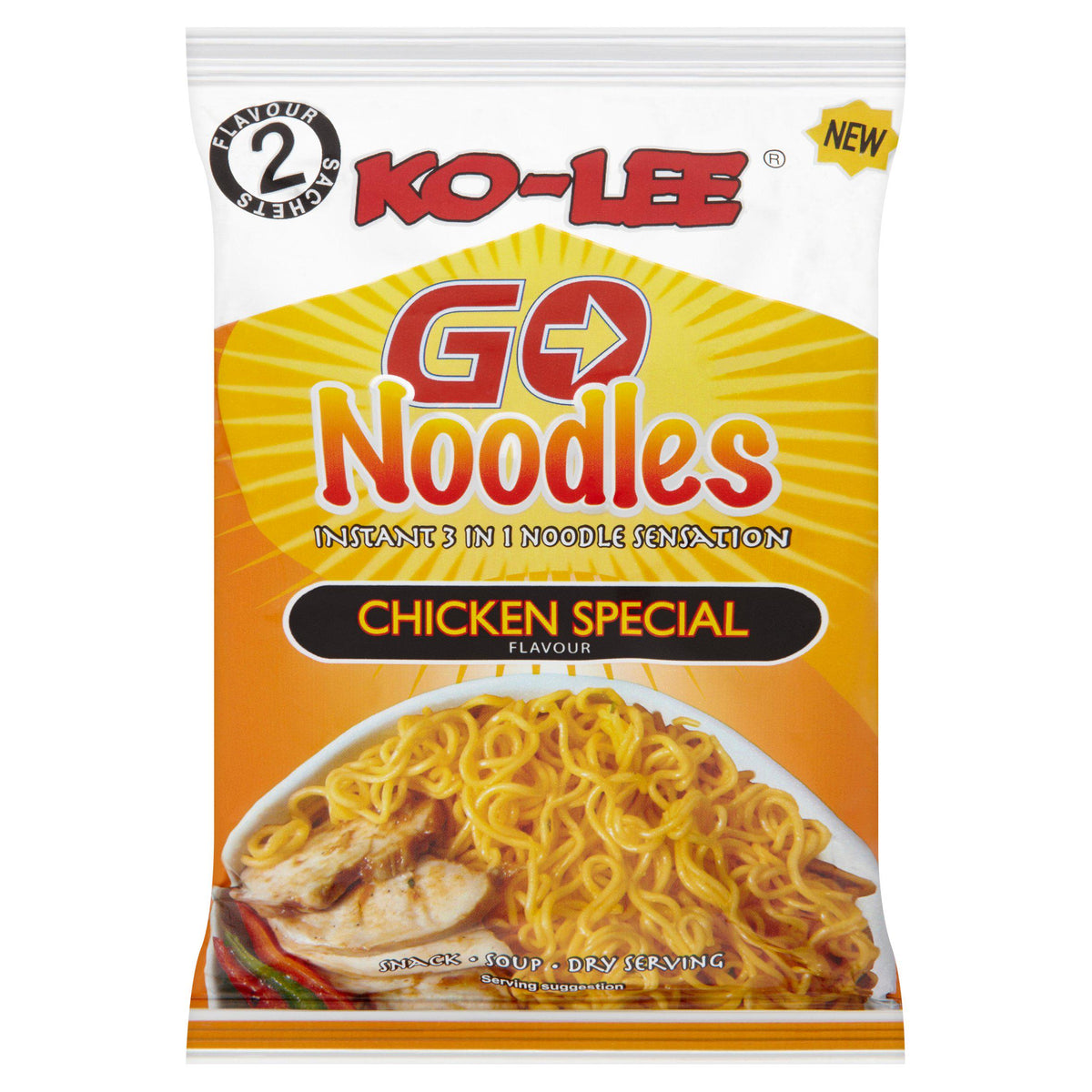 Ko-Lee Chicken Instant Noodles 85g, UK version