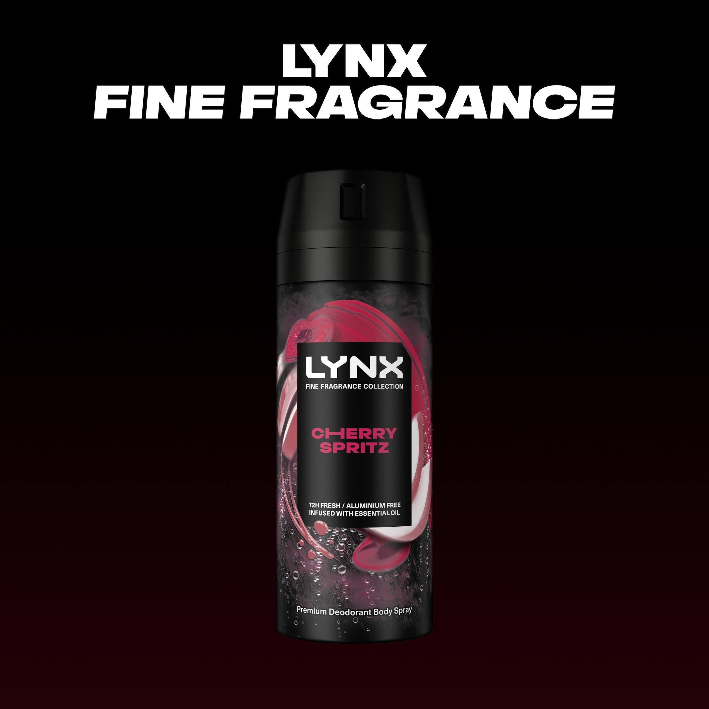 Lynx Cherry Spritz deodorant body spray 150ml - British product