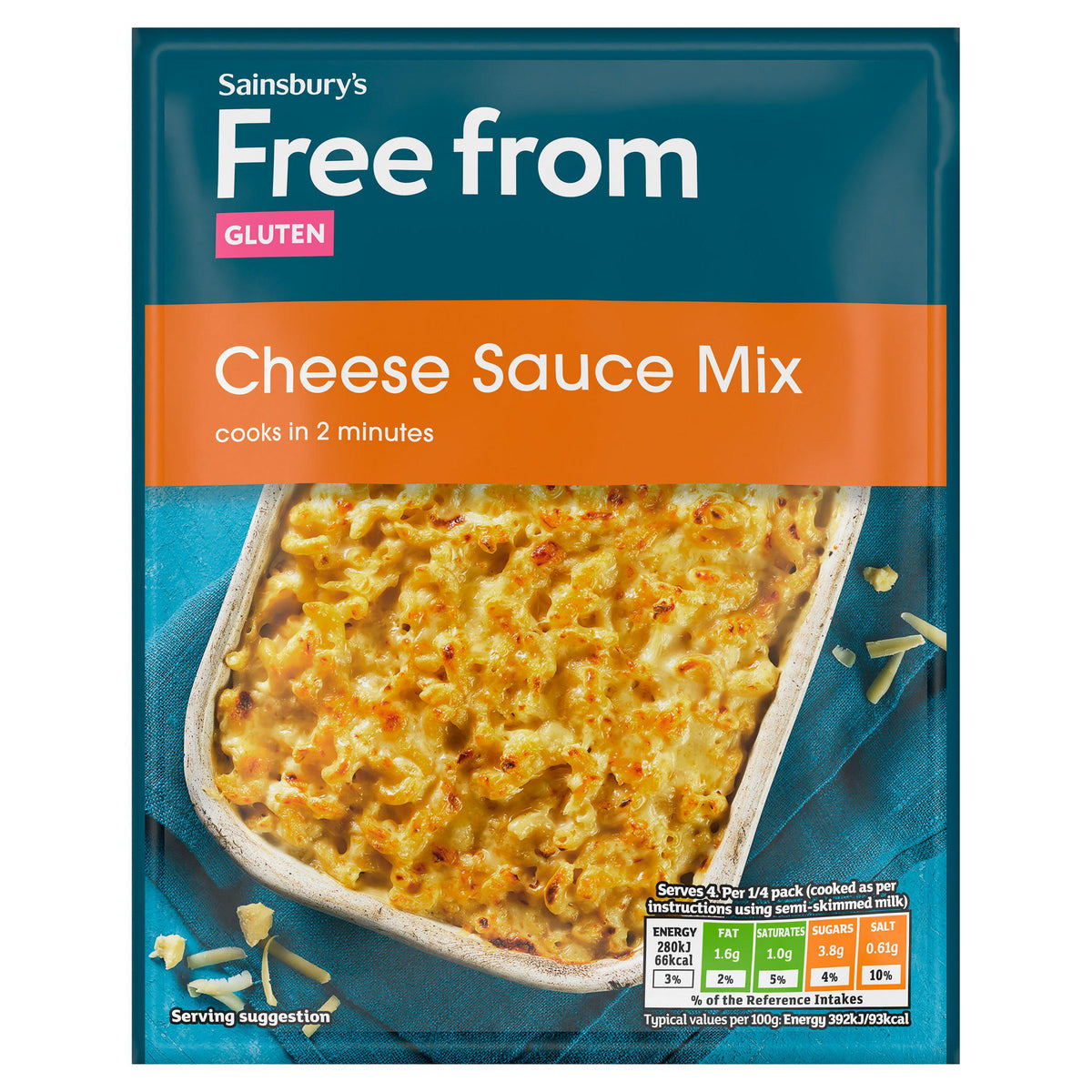 Sainsbury's Free From cheese sauce mix 36g - British product