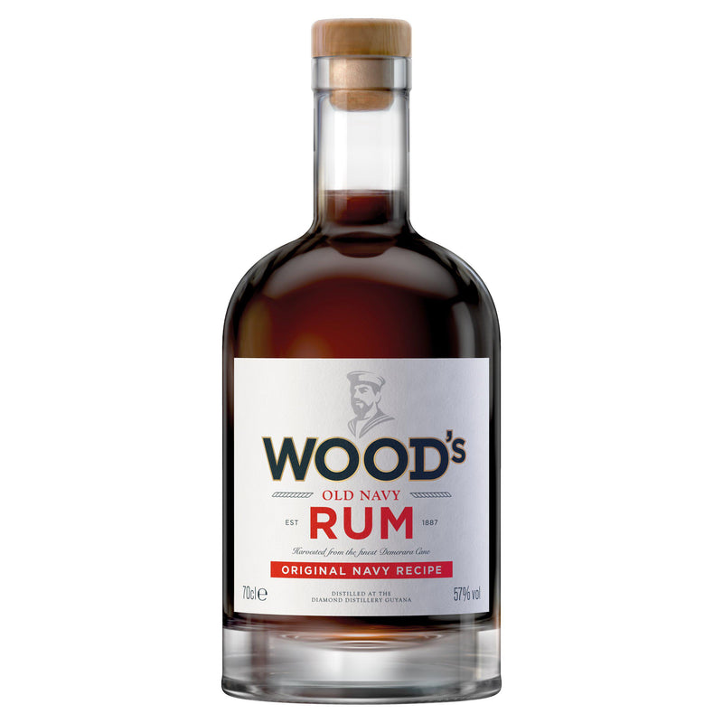 Wood's 100 Navy Rum 70cl, UK version