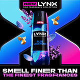 Lynx Blue Lavender deodorant body spray 150ml, imported from the UK