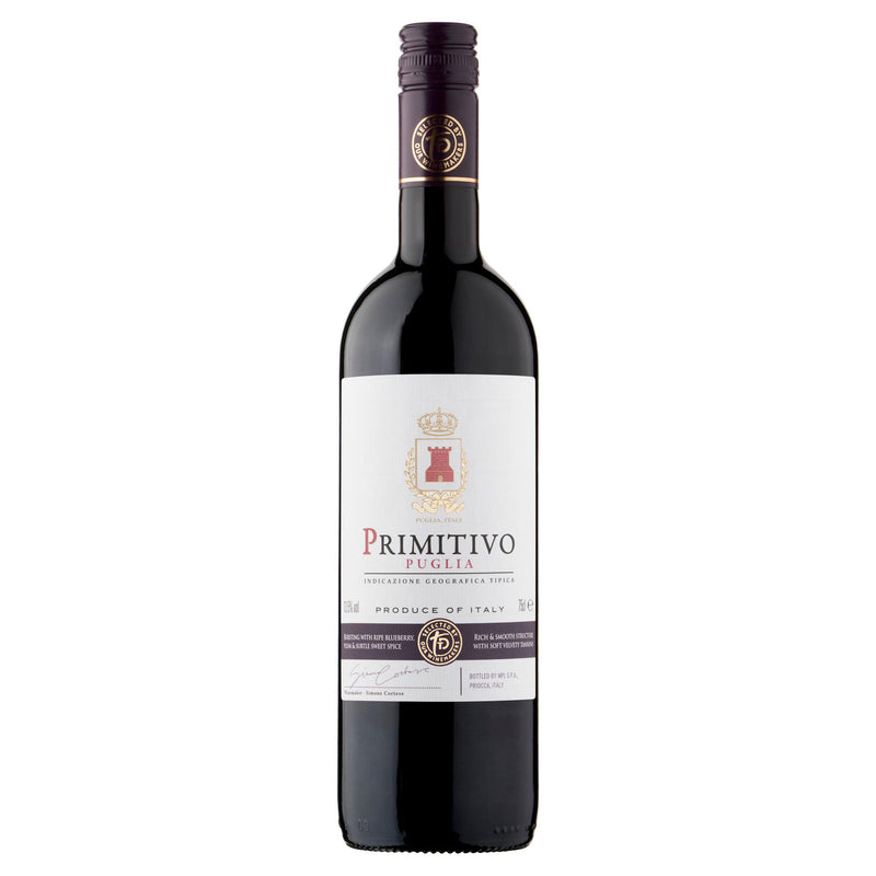 Sainsbury's Taste the Difference Primitivo red wine 75cl (British brand)