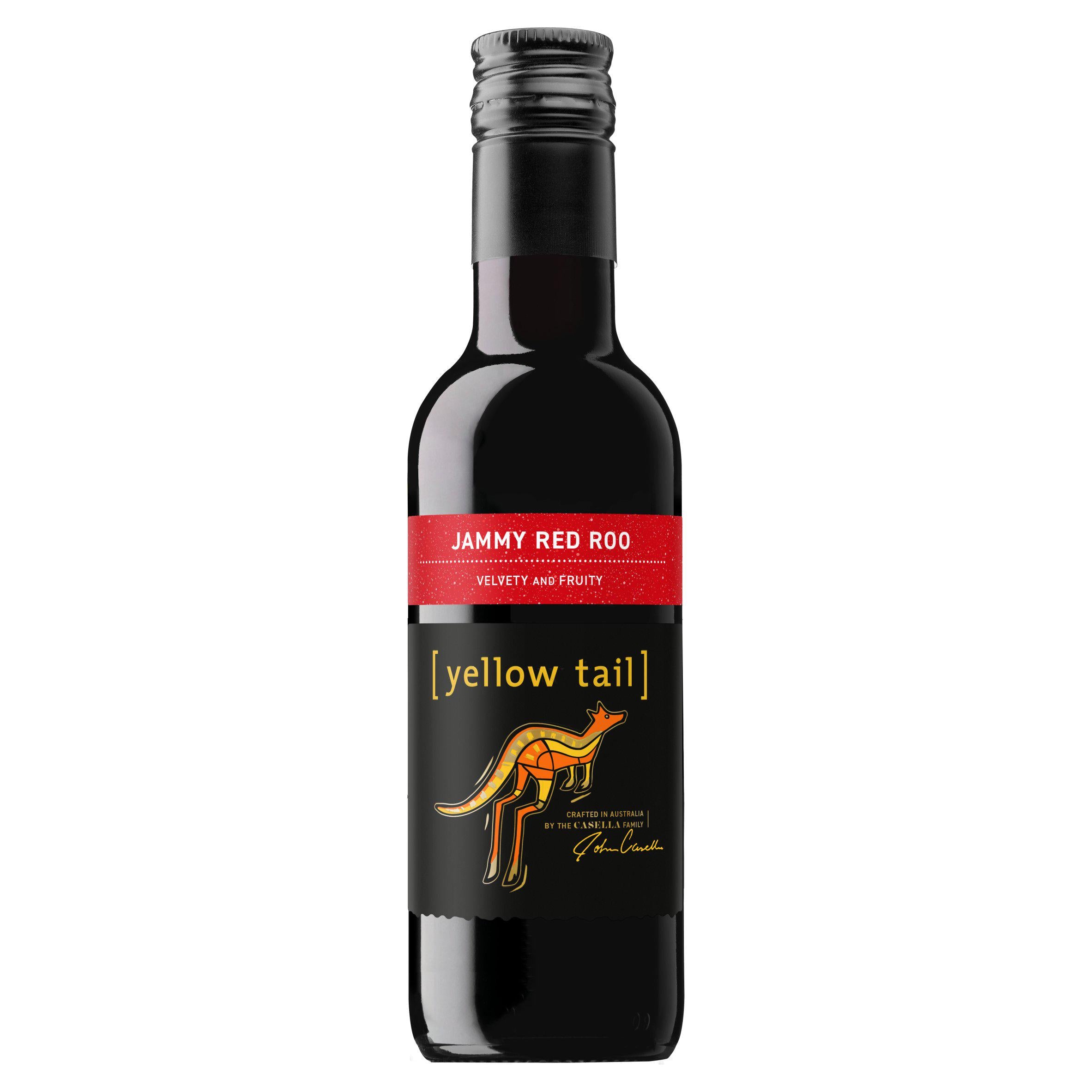 Yellow Tail Jammy Red Roo red wine 18.7cl - British product