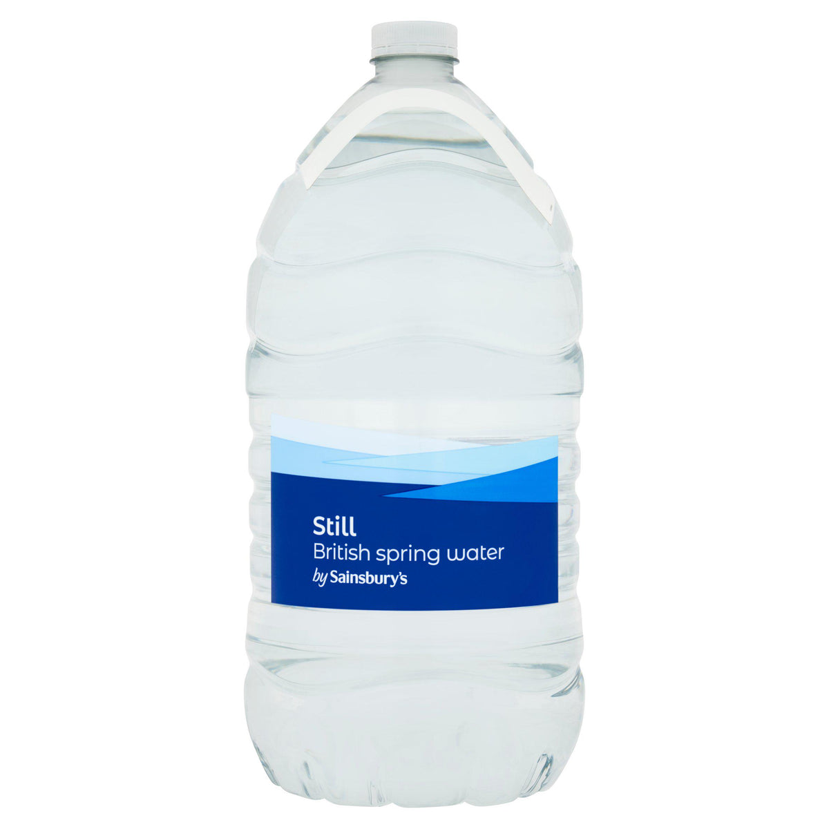 Sainsbury's still spring water 5L bottle (British brand)
