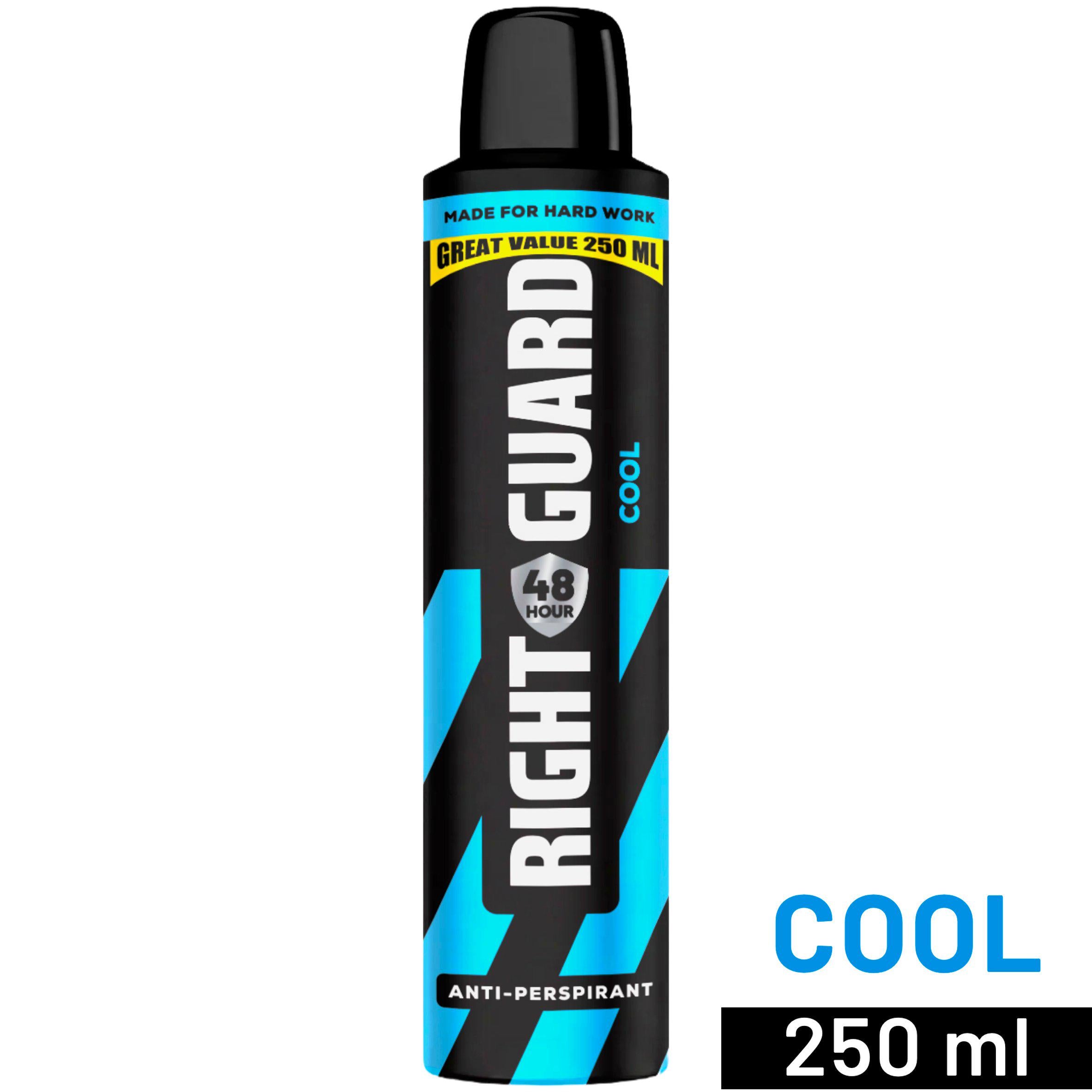 Right Guard Cool antiperspirant deodorant 250ml (British brand)