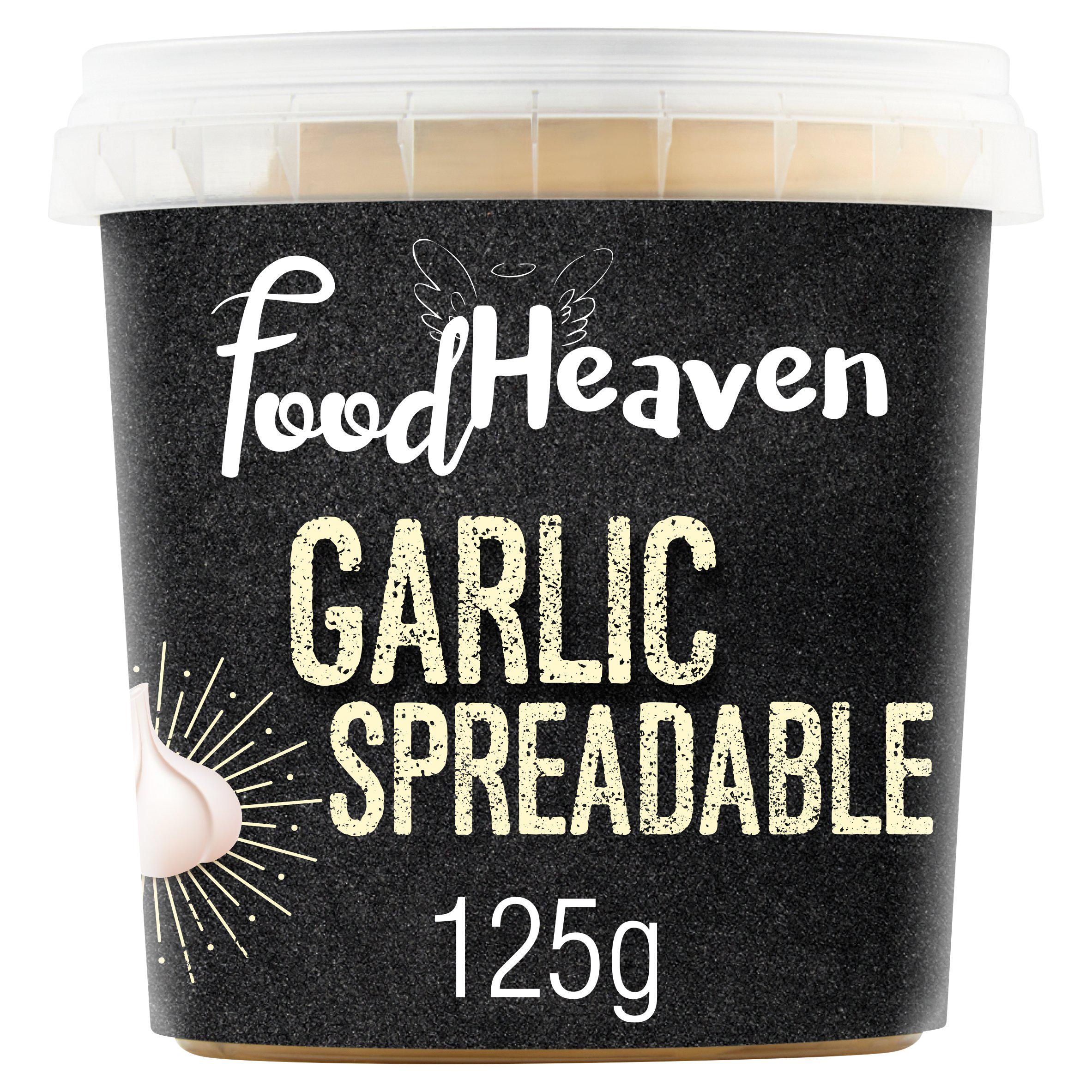 Food Heaven Garlic Spreadable 125g (British brand)