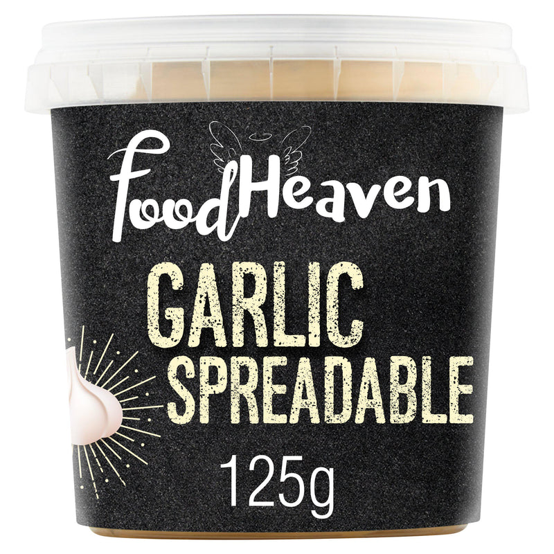 Food Heaven Garlic Spreadable 125g (British brand)