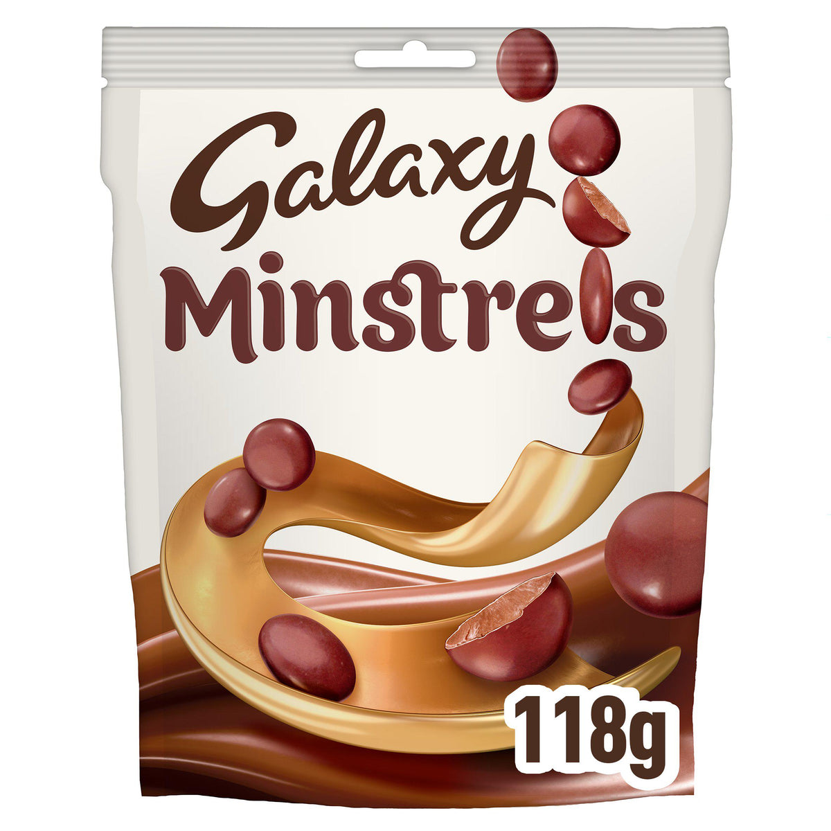 Galaxy Minstrels Milk Chocolate Buttons Pouch Bag 125g