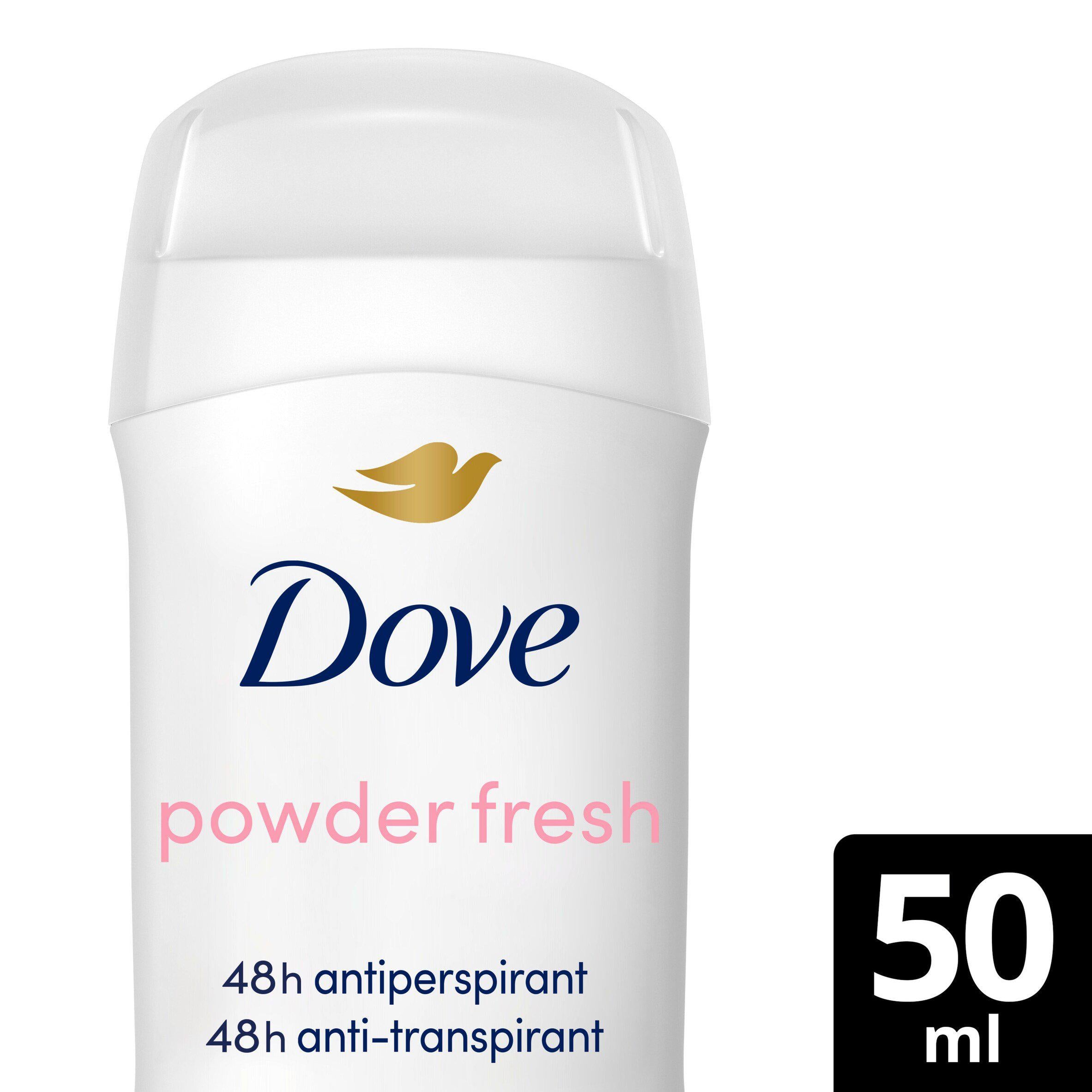 Dove Powder Soft Antiperspirant Cream 50ml (British brand)