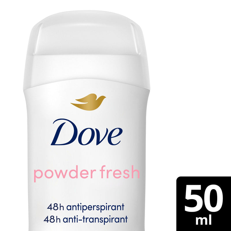 Dove Powder Soft Antiperspirant Cream 50ml (British brand)