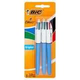 BIC 4 Colours Original Pen 3 Pack - British product