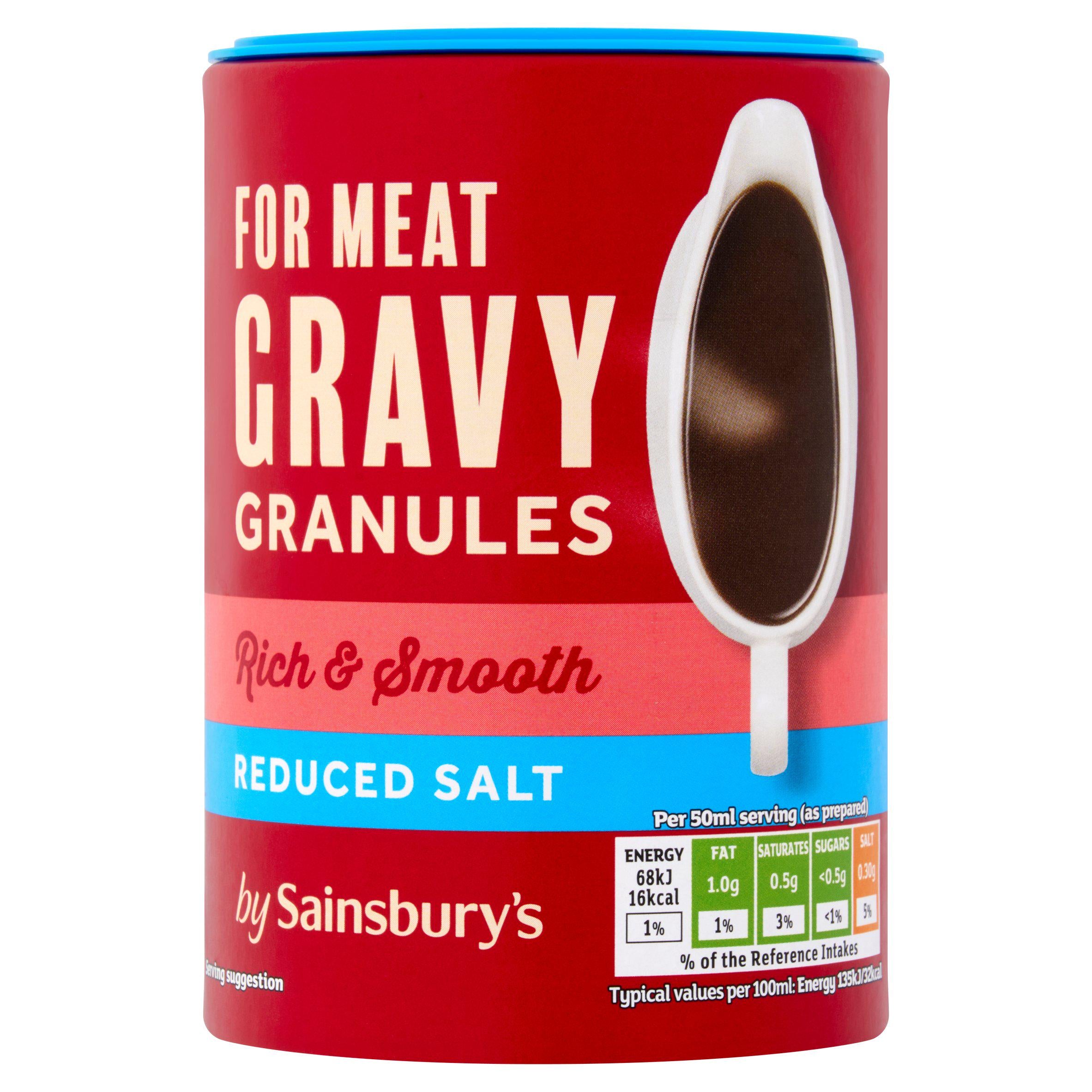 Beef Gravy Granules for Meat, Reduced Salt 170g