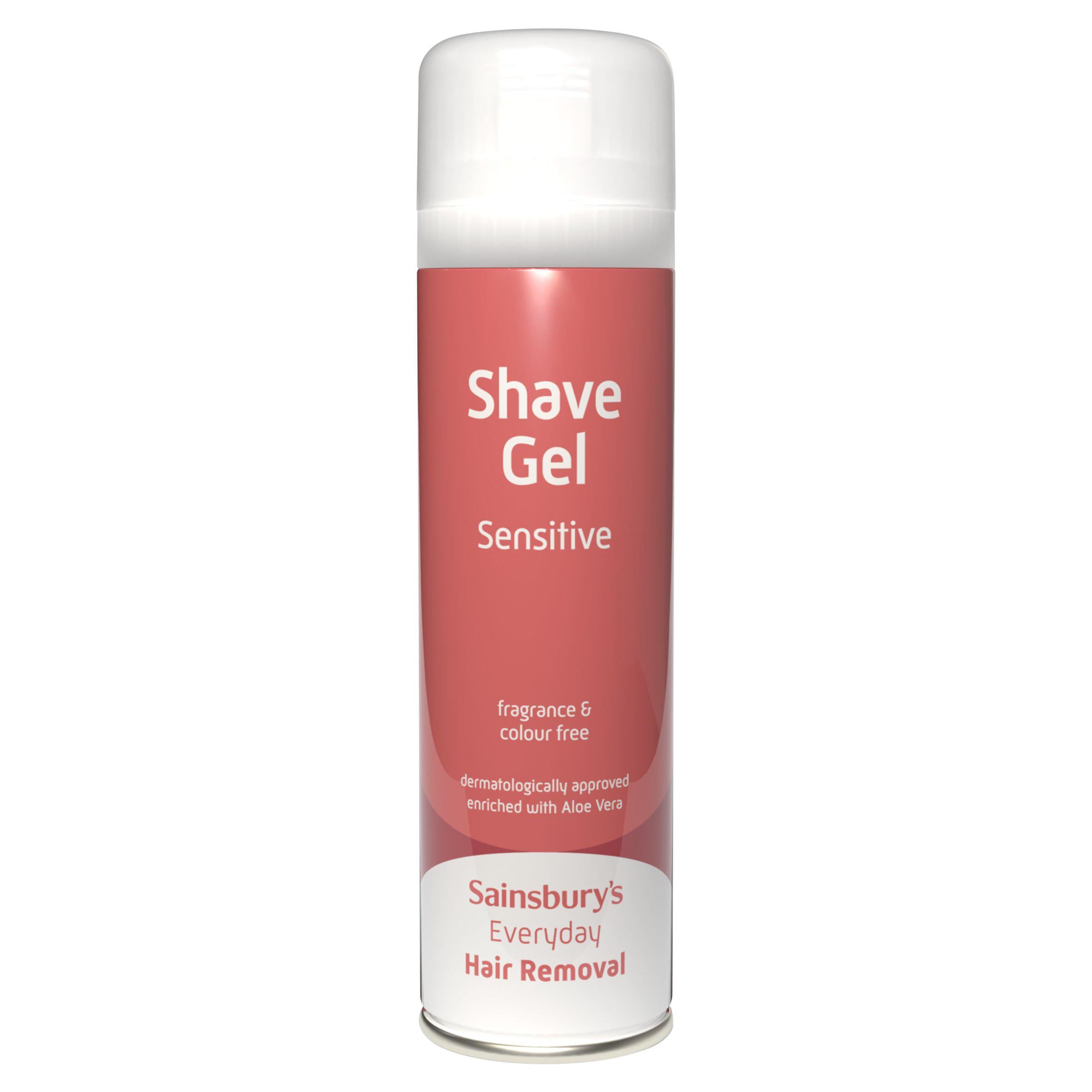 Sainsbury's ladies shave gel sensitive 200ml (British brand)