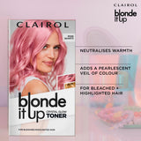 Clairol Blonde It Up Toner Kit Radiant Opal, imported from the UK