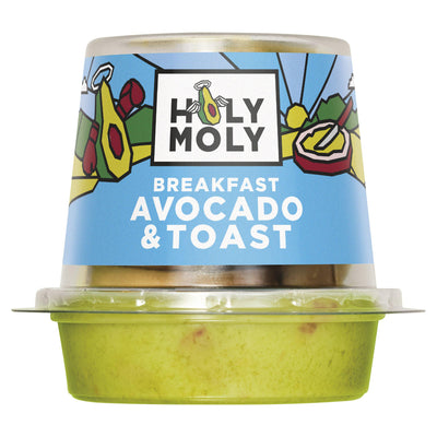 Sainsburys Holy Moly 75g Breakfast Avocado Dip & Toast- Buy online at McGrocer