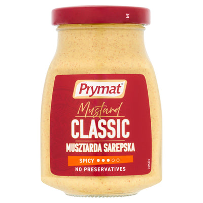 Sainsburys Prymat Sarepska Mustard Wholegrain Style 180g- Buy online at McGrocer