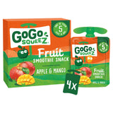 GoGo Squeez Apple Mango smoothie 4x90g, UK version