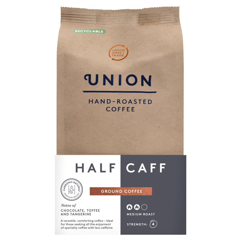 Union Half Caff ground coffee 200g - British product