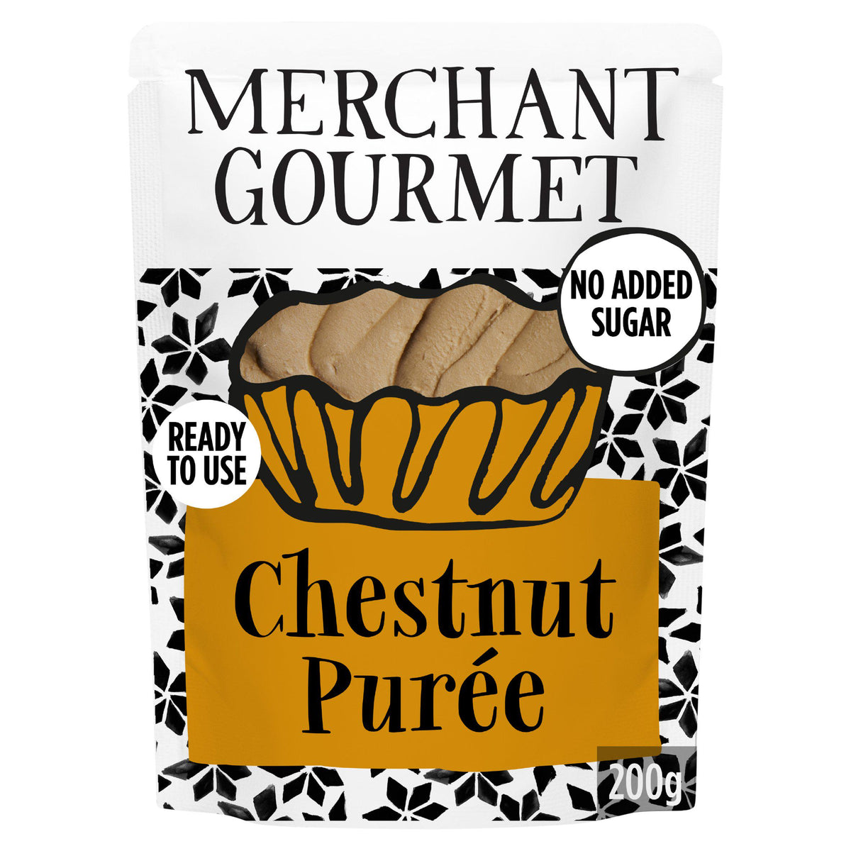 Merchant Gourmet Chestnut Puree 200g, imported from the UK