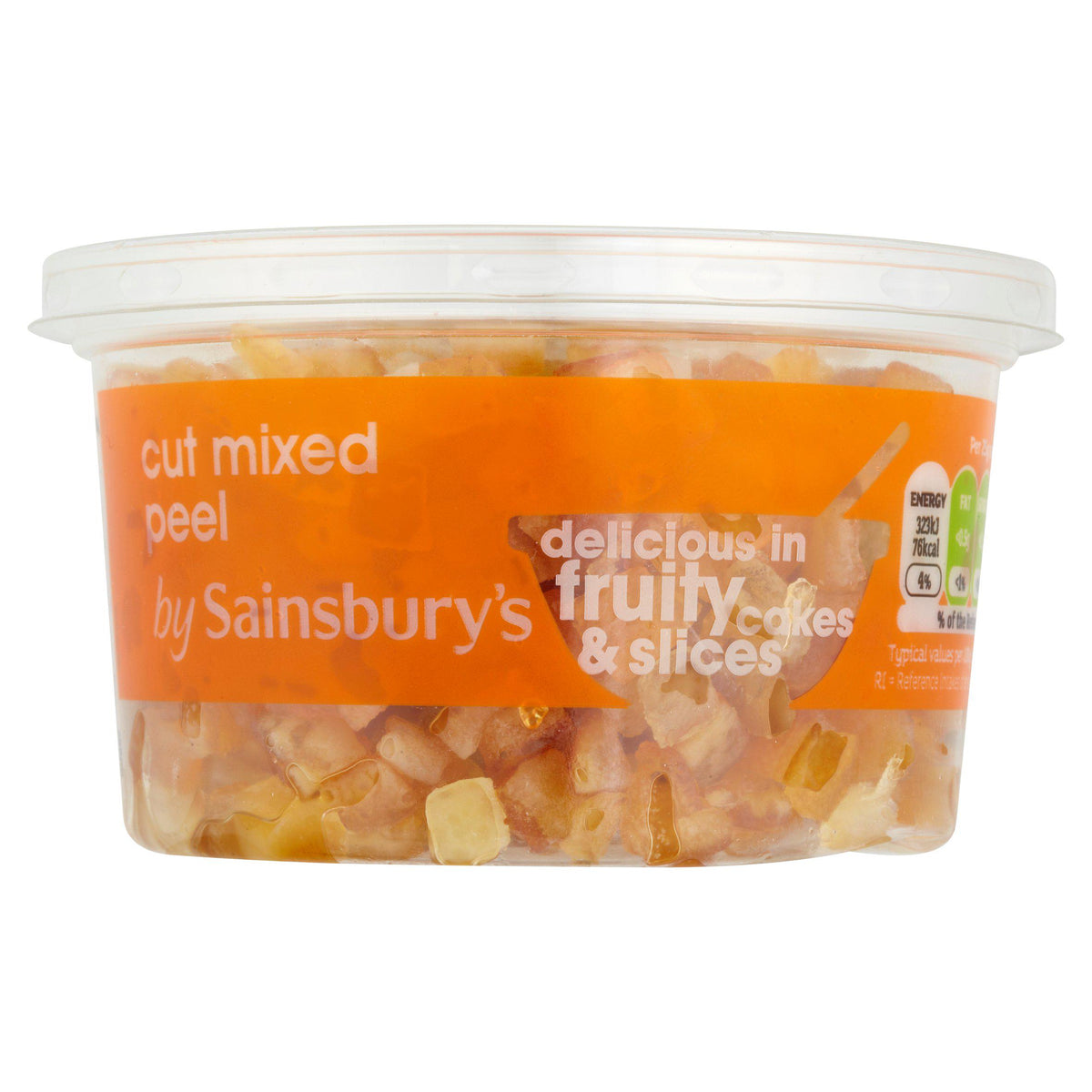 Sainsbury's cut mixed peel 200g, UK version