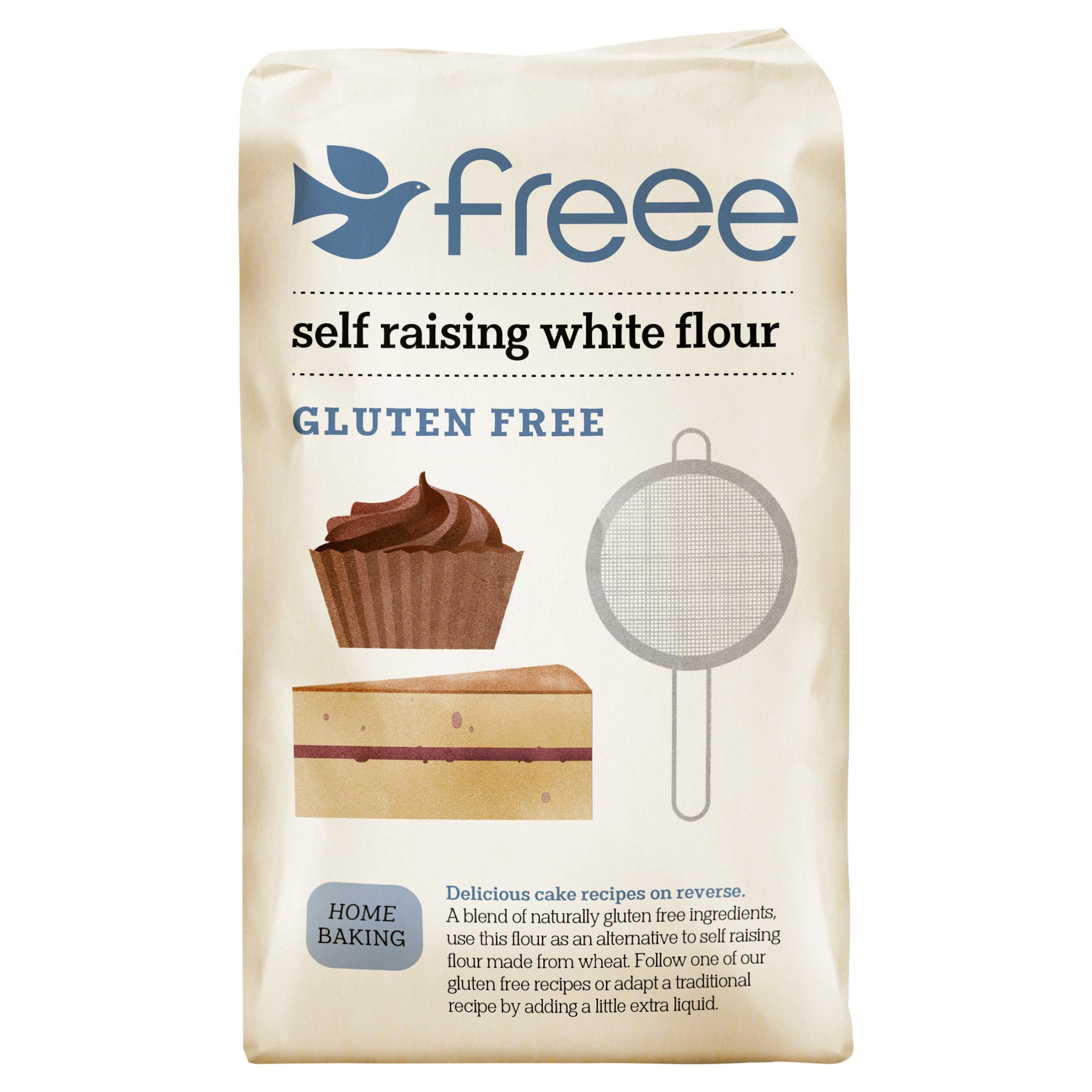 Freee gluten free self raising white flour 1kg - British product