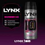 Lynx Number 10 antiperspirant 150ml FIFA edition - British product