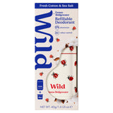 Wild Fresh Cotton & Sea Salt Natural Deodorant 40g (British brand)