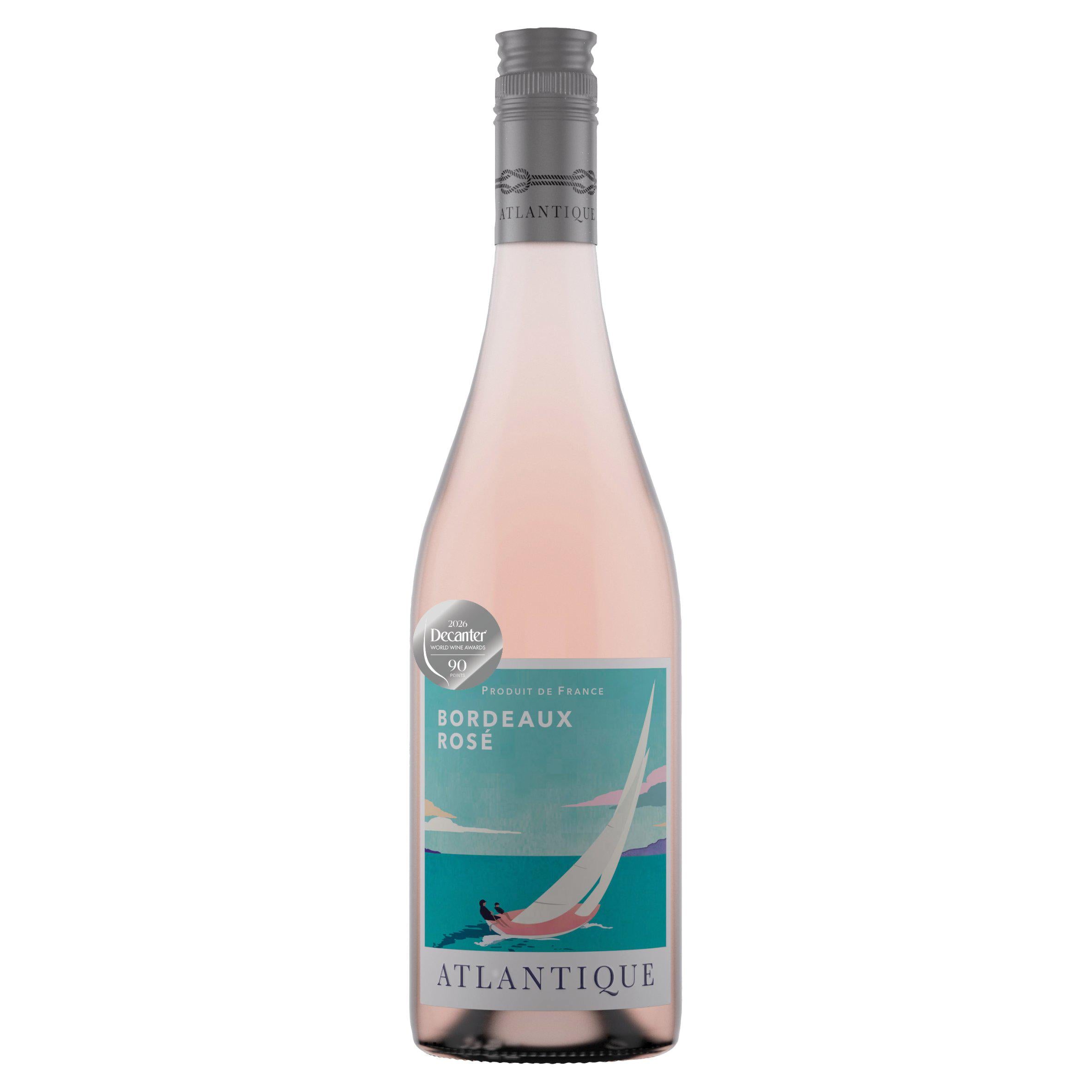 Atlantique Bordeaux Rose Wine 75cl - British product