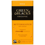 Green & Black's organic butterscotch milk chocolate bar 90g, UK version