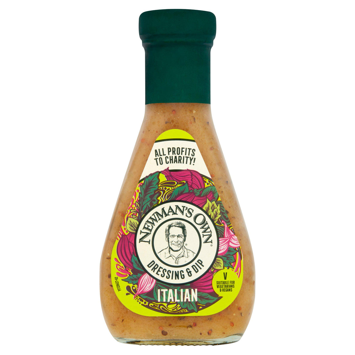 Newman's Own olive oil and vinegar salad dressing 250ml, UK version