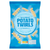Sainsbury's salt and vinegar potato twirls 125g - British product
