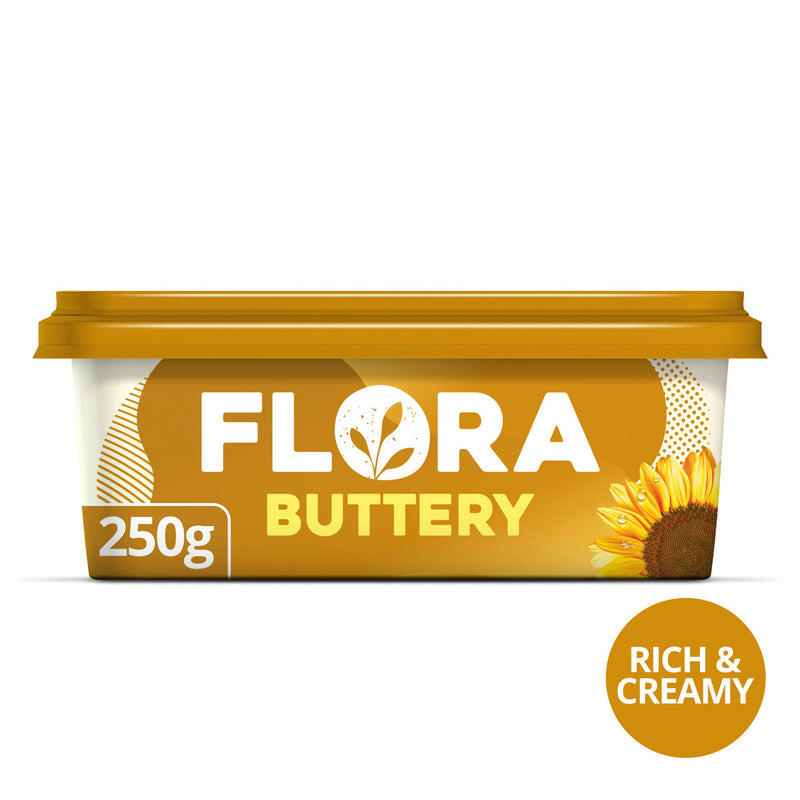 Flora Buttery spread alternative 250g, imported from the UK