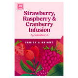 Sainsbury's fruit infusion tea bags 20-pack - British product