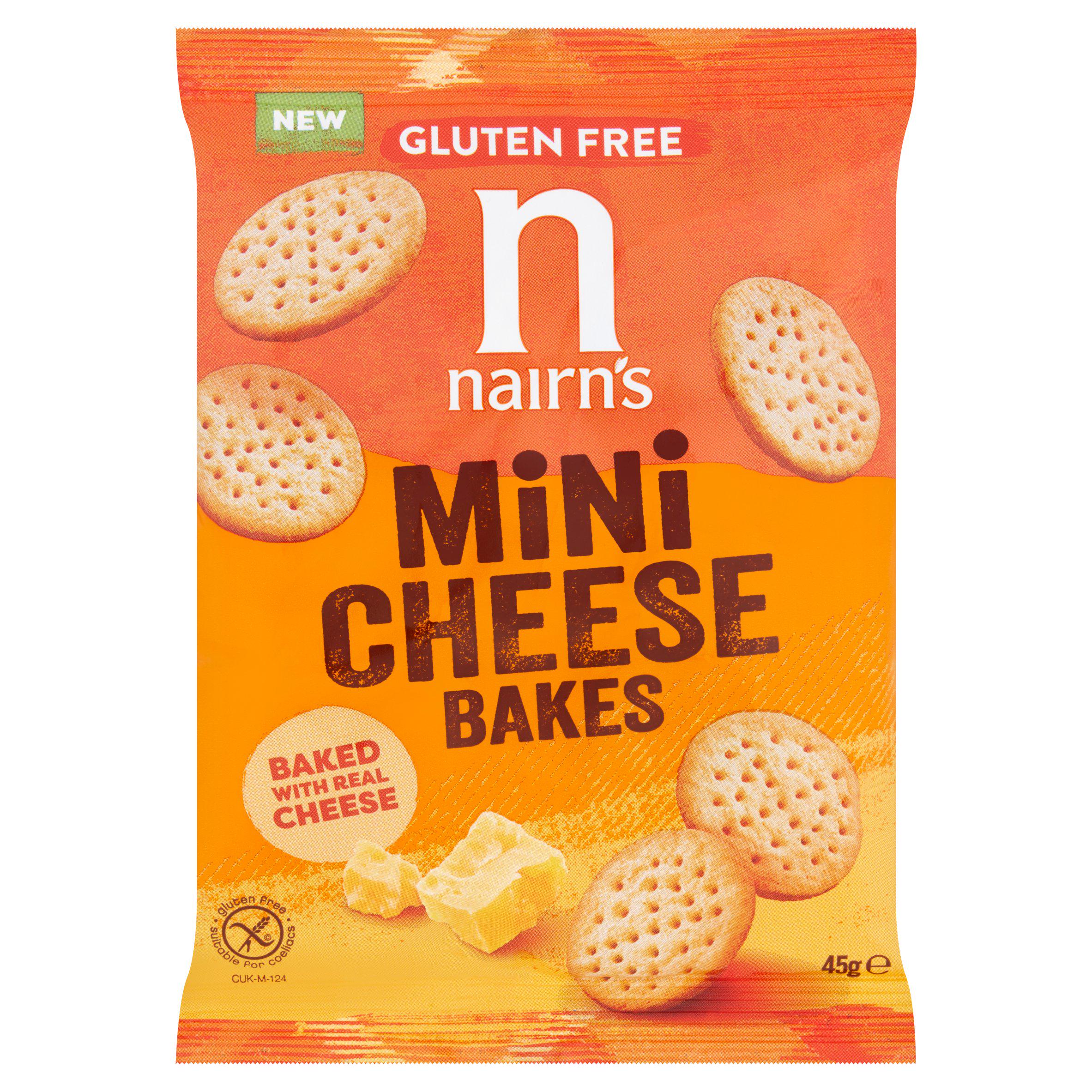 Nairn's gluten free mini cheese bakes 45g - British product
