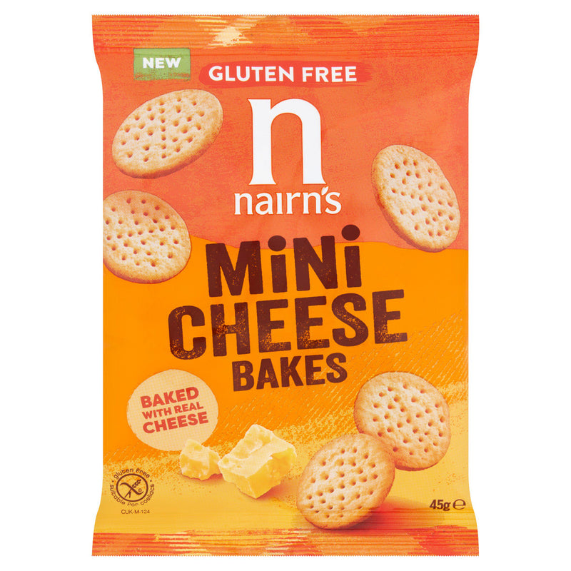 Nairn's gluten free mini cheese bakes 45g - British product