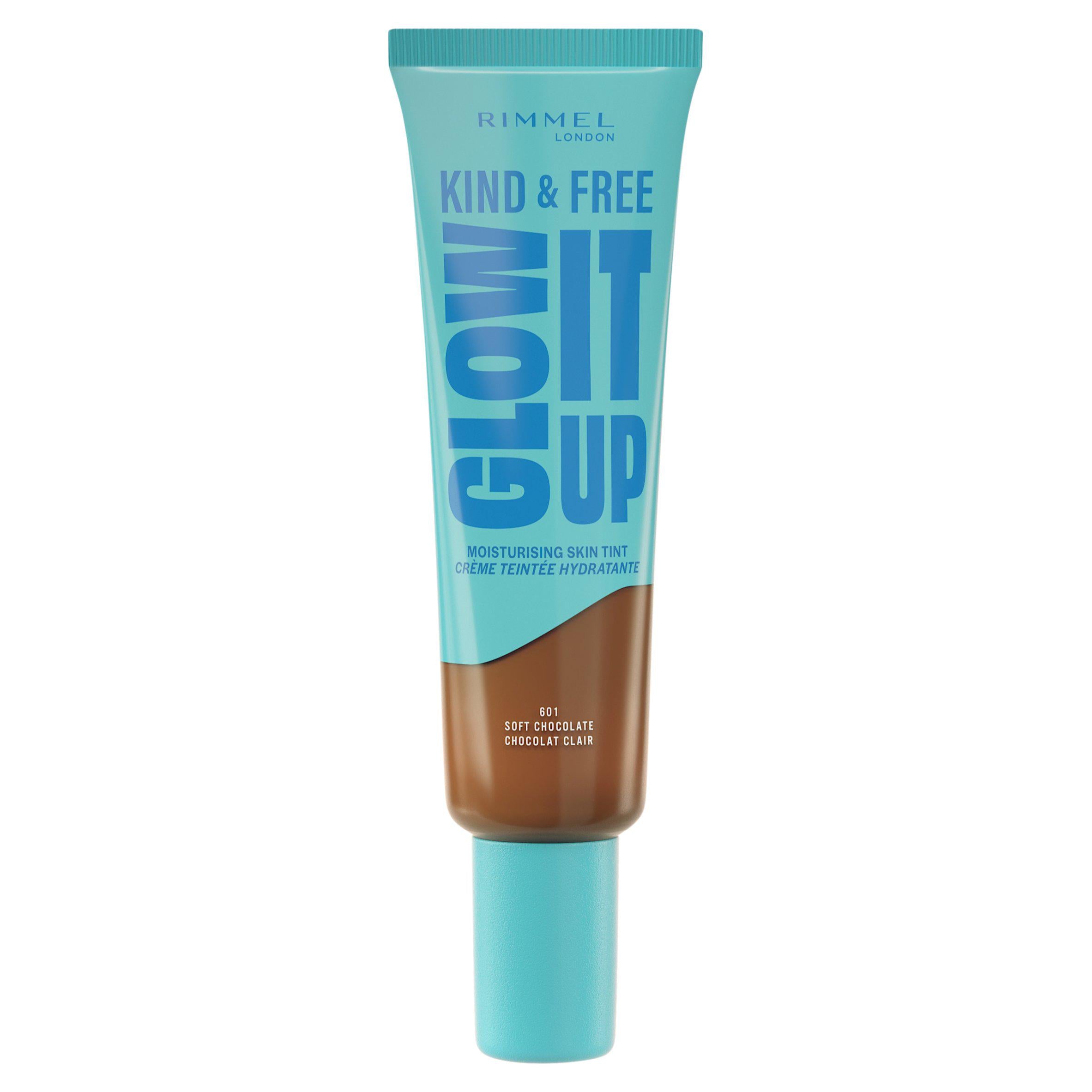 Rimmel London Skin Tint Soft Chocolate 30ml, imported from the UK