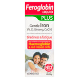 Vitabiotics Feroglobin Plus Liquid iron supplement 200ml (British brand)