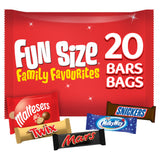Mars chocolate variety pack fun-size bars 358g - British product