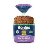 Genius gluten free five seed bread 430g (British brand)